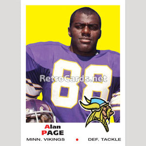 1969T Alan Page Minnesota Vikings