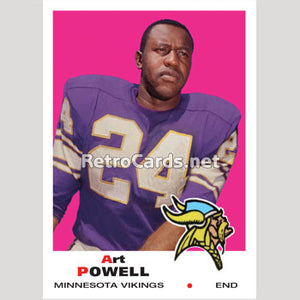 1969T Art Powell Minnesota Vikings