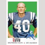 1969T Bobby Boyd Baltimore Colts