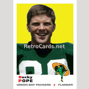 1969T Bucky Pope Green Bay Packers