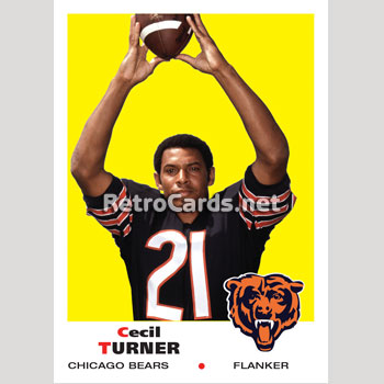 Lot Detail - 1971-72 Chicago Bears Cecil Turner Game-Worn Road Jersey