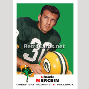 1969T Chuck Mercein Green Bay Packers