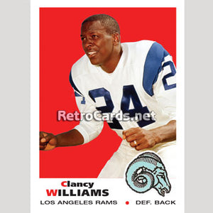 1969T Clancy Williams Los Angeles Rams