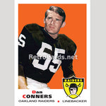 1969T-Dan-Conners-Oakland-Raiders