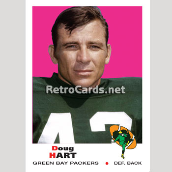 1969T Doug Hart Green Bay Packers – RetroCards