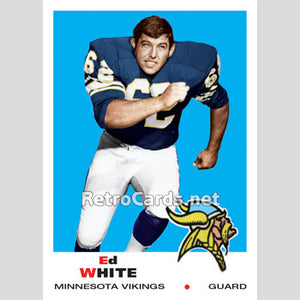 1969T Ed White Minnesota Vikings