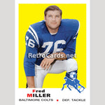 1969T Fred Miller Baltimore Colts