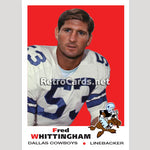 1969T Fred Whittingham Dallas Cowboys