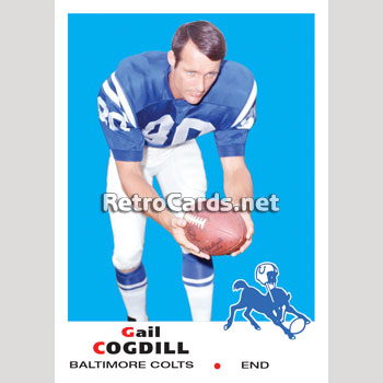 1969T Gail Cogdill Baltimore Colts