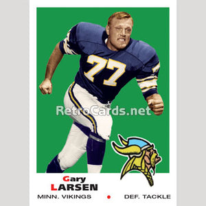 1969T Gary Larsen Minnesota Vikings