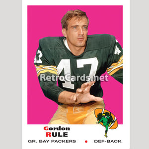 1969T Gordon Rule Green Bay Packers