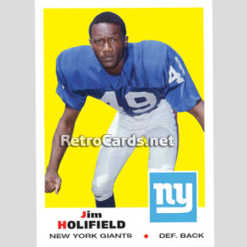 1969T Jim Holifield New York Giants