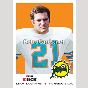 1969T Jim Kiick Miami Dolphins