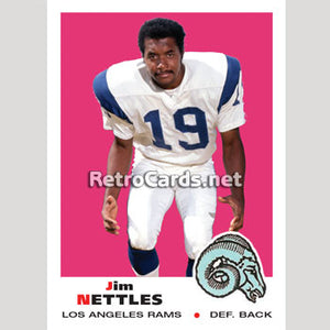 1969T Jim Nettles Los Angeles Rams