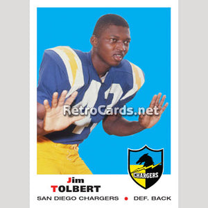 1969T Jim Tolbert San Diego Chargers