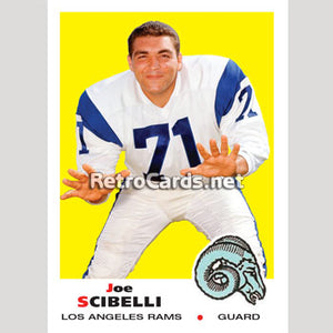 1969T Joe Scibelli Los Angeles Rams