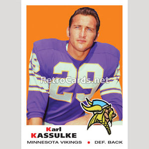 1969T Karl Kassulke Minnesota Vikings