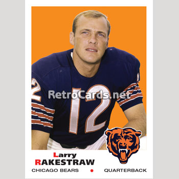 1969T Larry Rakestraw Chicago Bears – RetroCards