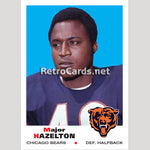 1969T Major Hazelton Chicago Bears