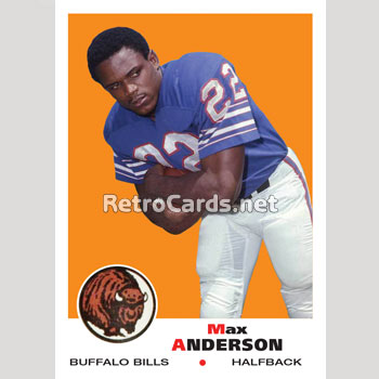 1969T Max Anderson Buffalo Bills – RetroCards