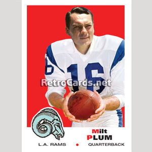 1969T Milt Plum Los Angeles Rams