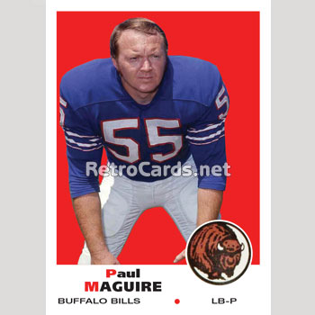 1969T Paul Maguire Buffalo Bills – RetroCards