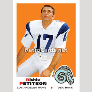 1969T Richie Petitbon Los Angeles Rams