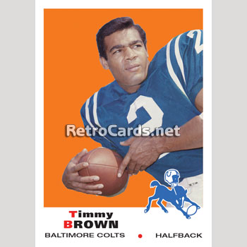 1969T Timmy Brown Baltimore Colts