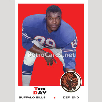 1969T Tom Day Buffalo Bills – RetroCards