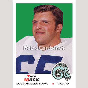 1969T Los Angeles Rams RetroCards Set
