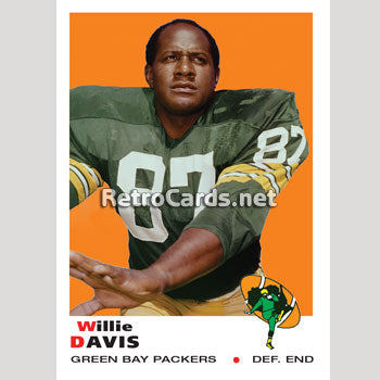 1969T Willie Davis Green Bay Packers – RetroCards