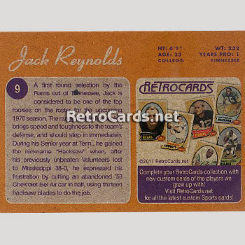 1970T Los Angeles Rams RetroCards Set