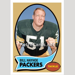 1970T Bill Hayhoe Green Bay Packers
