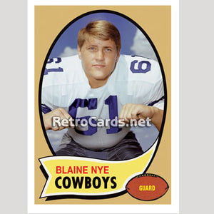 1970T Blaine Nye Dallas Cowboys