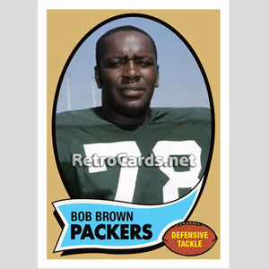 1970T Bob Brown Green Bay Packers
