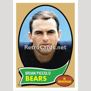 1970T Brian Piccolo Chicago Bears