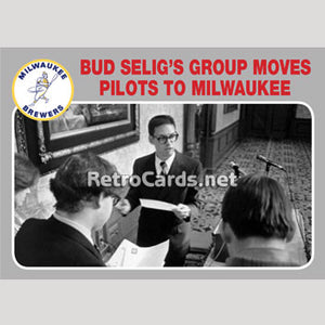 1970T Selig Brings Baseball Back Milwaukee Brewers