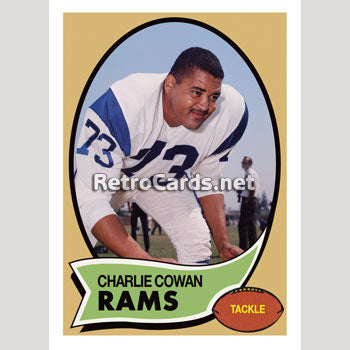 1970T Charlie Cowan Los Angeles Rams – RetroCards