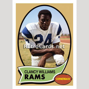 1970T Clancy Williams Los Angeles Rams