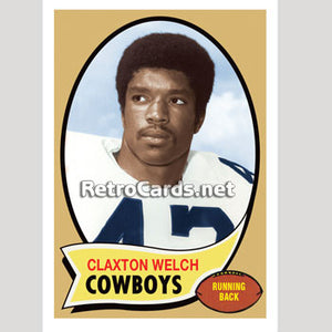 1970T Claxton Welch Dallas Cowboys