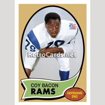1970T Coy Bacon Los Angeles Rams – RetroCards