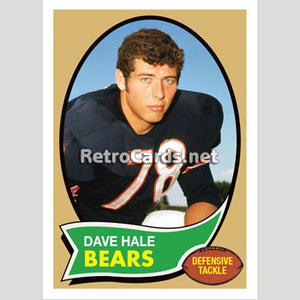1970T Dave Hale Chicago Bears