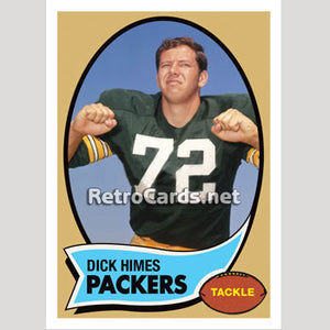 1970T Dick Himes Green Bay Packers