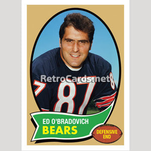 1970T Ed O'Bradovich Chicago Bears
