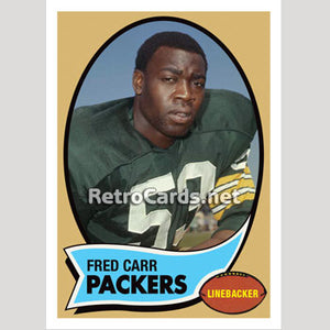 1970T Fred Carr Green Bay Packers