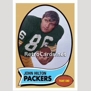 1970T John Hilton Green Bay Packers