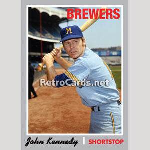 1970T John Kennedy Milwaukee Brewers