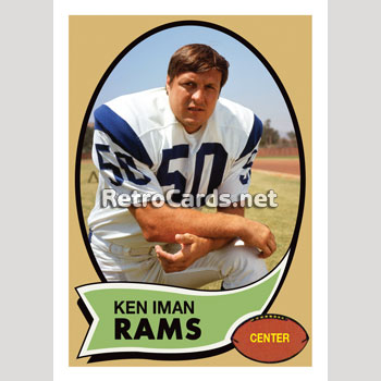 1970T Los Angeles Rams RetroCards Set