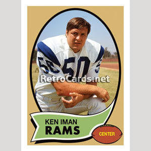 1970T Ken Iman Los Angeles Rams