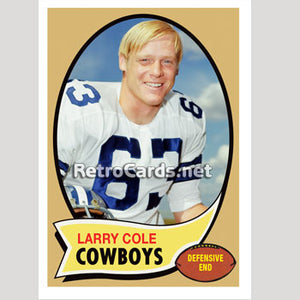 1970T Larry Cole Dallas Cowboys